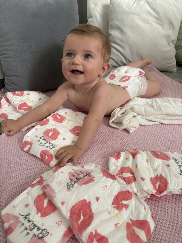 Bambusové pleny – Pusinky - Velikost: L (9-14 kg) 28 ks