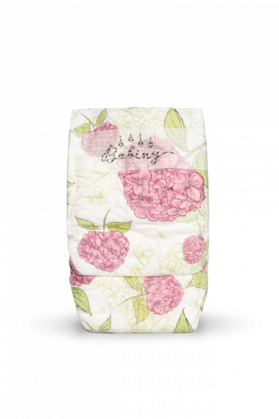 Bambusové pleny – Hortenzie