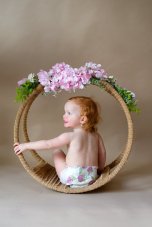 Bambusové pleny – Hortenzie