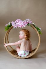 Bambusové pleny – Hortenzie