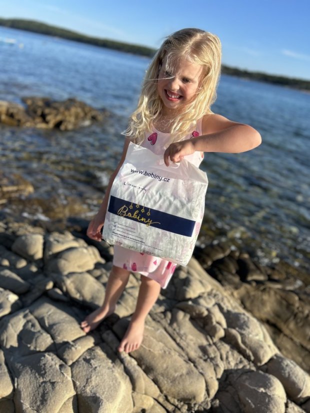 Bambusové pleny – Pusinky - Velikost: L (9-14 kg) 28 ks